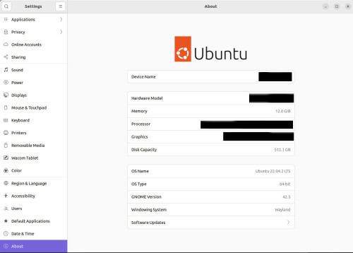 check ubuntu version using gui